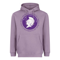 Lavender hunter college Heavyweight Hoodie - linhVisuals