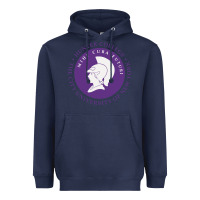 Navy hunter college Heavyweight Hoodie - linhVisuals