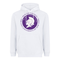 White hunter college Heavyweight Hoodie - linhVisuals
