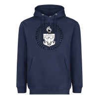 Navy Benedictine University Heavyweight Hoodie - linhVisuals