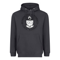 Smoke Benedictine University Heavyweight Hoodie - linhVisuals