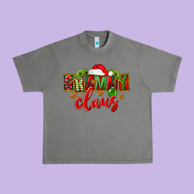 Christmas Grammy Claus Mother's Day Urban Heavy Tee Designed By Fadigitalartstudio