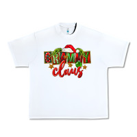 White Christmas Grammy Claus Mother's Day Urban Heavy Tee - FaDigitalArtStudio