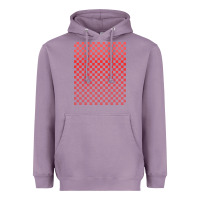 Lavender red checkered t  shirt red checker pattern t  shirt Heavyweight Hoodie - linhVisuals