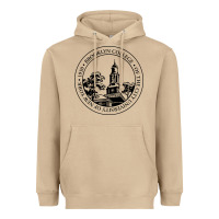 Mushroom Brooklyn College Heavyweight Hoodie - linhVisuals