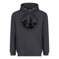Smoke Brooklyn College Heavyweight Hoodie - linhVisuals