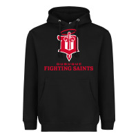 Black fighting saints Heavyweight Hoodie - linhVisuals