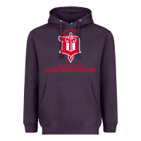 Plum fighting saints Heavyweight Hoodie - linhVisuals