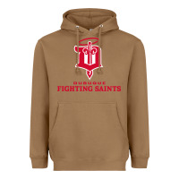 Toasted Coconut fighting saints Heavyweight Hoodie - linhVisuals