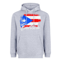 Heather Grey puerto rico boricua vintage puerto rican flag pride t shirt Heavyweight Hoodie - linhVisuals