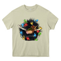 Mossy christmas black angus gnome Heavy Core Tee - CowGirlArtShop