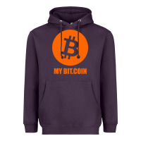 Plum my bitcoin Heavyweight Hoodie - linhVisuals