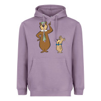 Lavender Yogi Bear Heavyweight Hoodie - linhVisuals