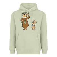 Matcha Yogi Bear Heavyweight Hoodie - linhVisuals