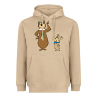 Mushroom Yogi Bear Heavyweight Hoodie - linhVisuals
