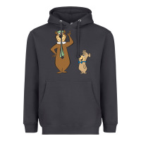 Smoke Yogi Bear Heavyweight Hoodie - linhVisuals