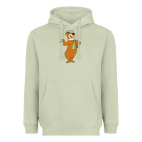 Matcha Yogi Bear Heavyweight Hoodie - linhVisuals