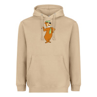 Mushroom Yogi Bear Heavyweight Hoodie - linhVisuals