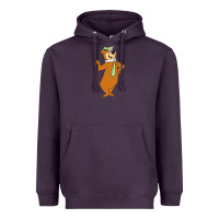 Plum Yogi Bear Heavyweight Hoodie - linhVisuals