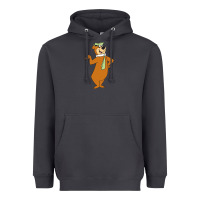 Smoke Yogi Bear Heavyweight Hoodie - linhVisuals