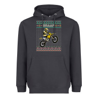 Smoke christmas motorcycle motocross braap dirt bike xmas Heavyweight Hoodie - linhVisuals