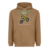 Toasted Coconut christmas motorcycle motocross braap dirt bike xmas Heavyweight Hoodie - linhVisuals