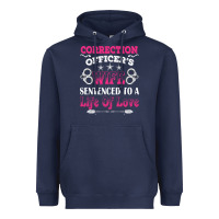 Navy correction officers wife sentenced to a life of love Heavyweight Hoodie - linhVisuals