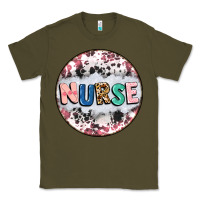 Army Green nurse coaster Classic Tee - CowGirlArtShop
