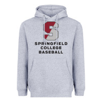 Heather Grey springfield college Heavyweight Hoodie - linhVisuals