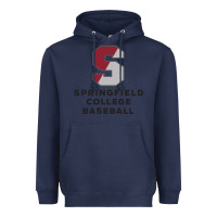 Navy springfield college Heavyweight Hoodie - linhVisuals