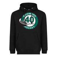 Black skidmore+anniversary Heavyweight Hoodie - linhVisuals
