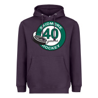 Plum skidmore+anniversary Heavyweight Hoodie - linhVisuals