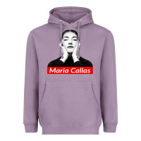 Lavender Maria Callas Heavyweight Hoodie - linhVisuals