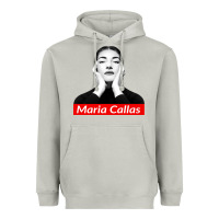 Moon Dust Maria Callas Heavyweight Hoodie - linhVisuals