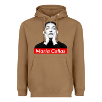 Toasted Coconut Maria Callas Heavyweight Hoodie - linhVisuals