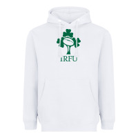 White irfu Heavyweight Hoodie - linhVisuals