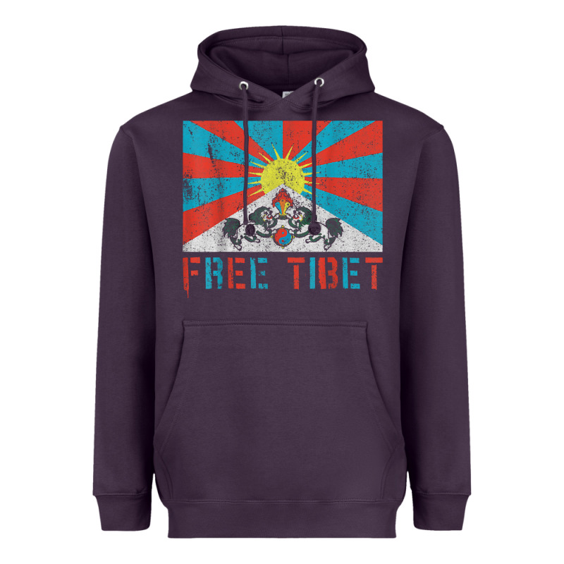 Free Tibet Heavyweight Hoodie by linhVisuals | Teevron