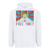 White free tibet Heavyweight Hoodie - linhVisuals