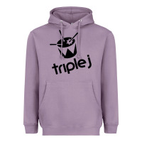Lavender triple j Heavyweight Hoodie - linhVisuals