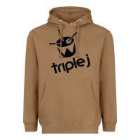 Toasted Coconut triple j Heavyweight Hoodie - linhVisuals