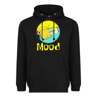 Black twisted tea mood Heavyweight Hoodie - linhVisuals