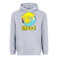 Heather Grey twisted tea mood Heavyweight Hoodie - linhVisuals