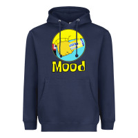 Navy twisted tea mood Heavyweight Hoodie - linhVisuals