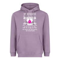 Lavender my husband holds the key to my heart Heavyweight Hoodie - linhVisuals