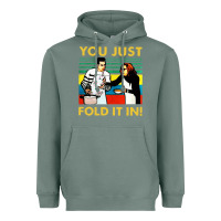 Sage you just fold it in vintage retro Heavyweight Hoodie - linhVisuals