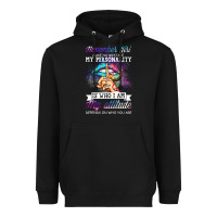 November Girl Make No Mistake My Personality Funny Heavyweight Hoodie | Teevron