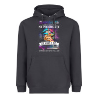 Smoke november girl make no mistake my personality funny Heavyweight Hoodie - linhVisuals