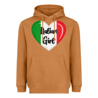 Meerkat italy flag for women italian girl Heavyweight Hoodie - linhVisuals