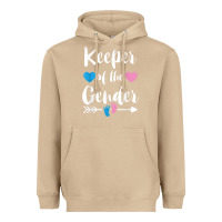 Mushroom keeper of the gender reveal tee shirt girl or boy blue pink Heavyweight Hoodie - linhVisuals
