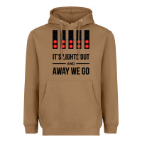 Toasted Coconut it's lights out and away we go Heavyweight Hoodie - linhVisuals